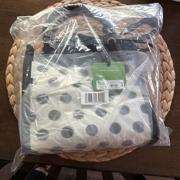 Polka Dot Knit Crossbody Bag - kate spade new york x Target White/Black - Picture 2 of 2